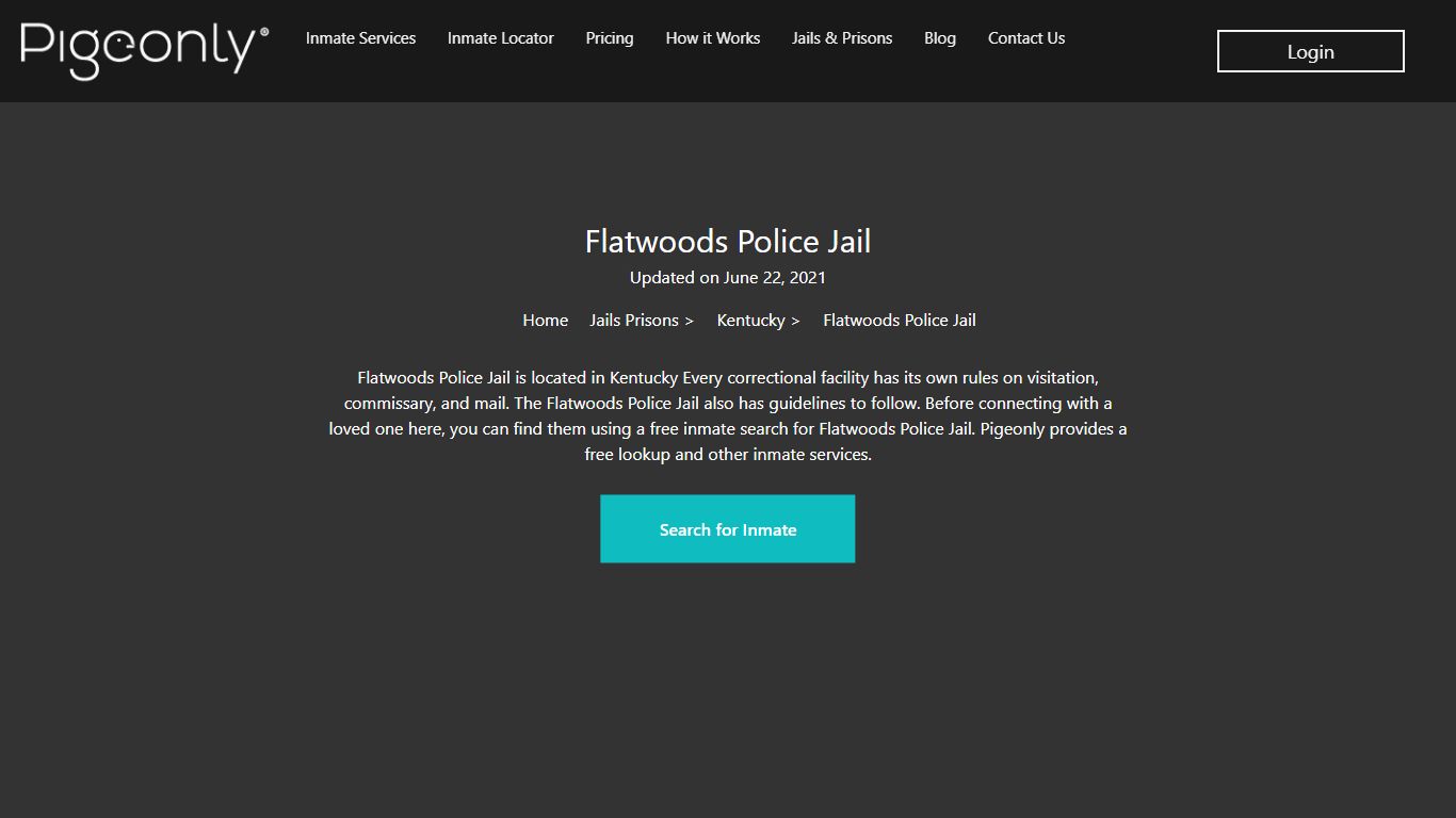 Flatwoods Police Jail Inmate Search | Kentucky