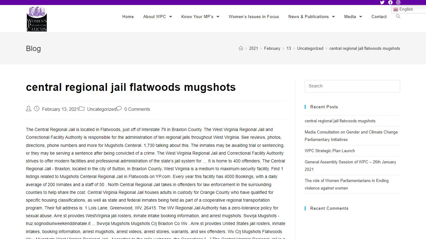 central regional jail flatwoods mugshots